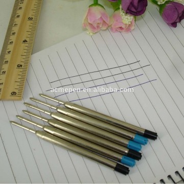 Metal parker style cartridge shape pen refill for ballpoint pen smooth writing instrument accessories factory provide pen parts