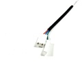 Cablaggio dell'interruttore di gonfiaggio automobilistico JST a 3 pin con manicotto protettivo intrecciato