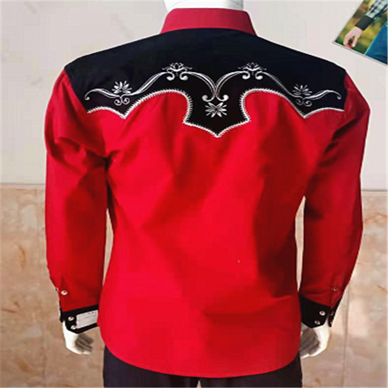 6040 Contrast Suede Men S Shirts