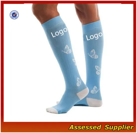 20-30mmHG Women's True Graduated Butterfly Compression, Performance, Training, Race, Recovery Socks--ZP01154