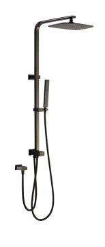 Gun Metal Surface Shower Column Set