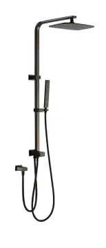 Gun Metal Surface Shower Column Set
