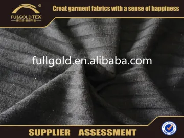 100% Polyester Black Best Quality Loop Gagt Knit Fabric For Garment