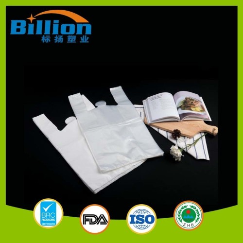 Degradable Biodegradable Produce Roll Plain White Plastic Commercial Packaging Bag