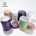 Latas de metal de qualidade para superalimentos e pós dietéticos Recipientes de pó de suplemento personalizáveis ​​OEM ecológicos