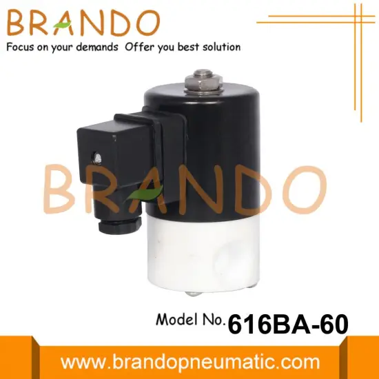 PTFE Diaphragm Solenoid Operated Isolation Valve 12V 24V