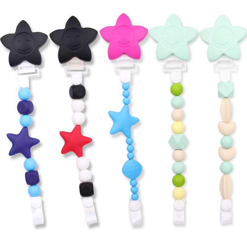 star pacifier clip