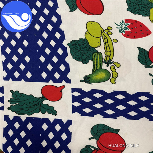 kualitas andal 100% polyester minimatt print