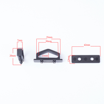 Factory Price Custom PP/PE/ABS Portable Wall Hooks - Large Capacity Plastic Hangers
