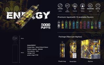 XCool Vapor najlepiej sprzedający 5000 puffów jednorazowych pary