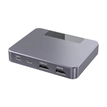 4K HDMI Video Capture Card for Live Broadcast and Game Recording