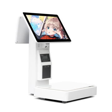 POS Scale with Built-in Barcode Scanner and Label Printer for Food Stores