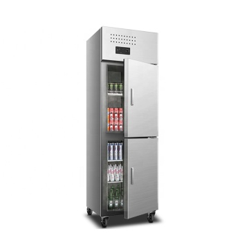Vertical Commercial Deep Chest Glass Door Refrigerator - Freezer, Cooler, Fridge