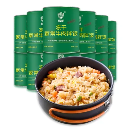 Expedition Foods 10-Year Shelf Life Freeze-Dried Beef Bibimbap Emergency Food