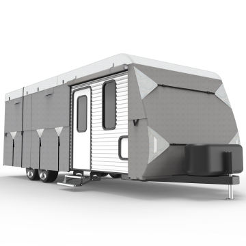 Waterproof and Dustproof Custom Sun Protection Travel Trailer Cover