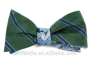 2016 high quality striped pattern china jacquard silk mens bow tie on sale