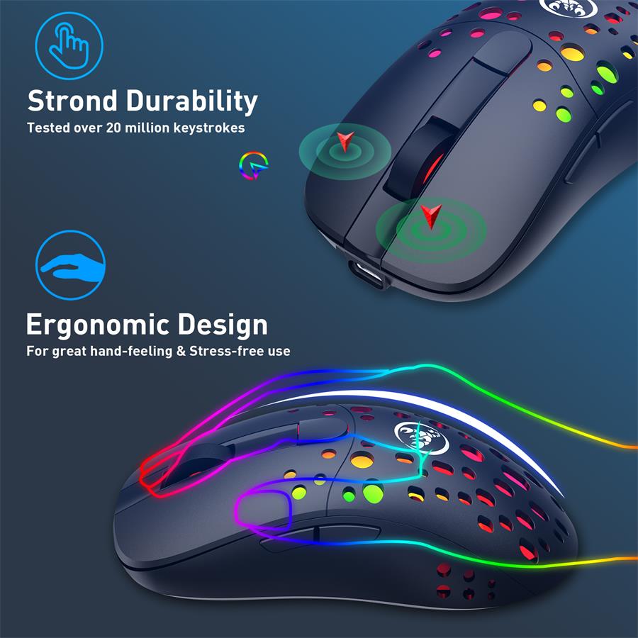 gaming mouse with holes 