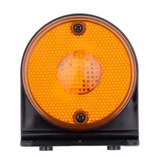 12V DC LED Round Side Marker Light - Red and Yellow