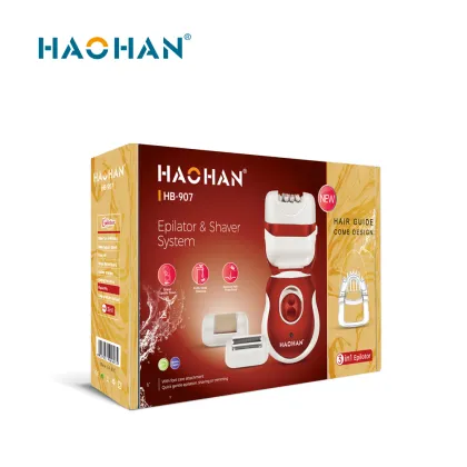 Haohan Female Red Rechargeable Epilator