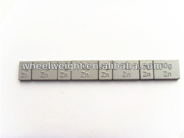 Casting plastic-coating zinc stick-on wheel balance weight
