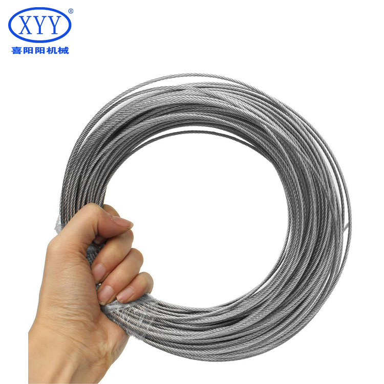 304 Stainless Steel Bright Single Wire Rope 0.6mm Diameter 1/4 100ft 30M/1181.1 Models 4mm and 316L Grade Welding Service