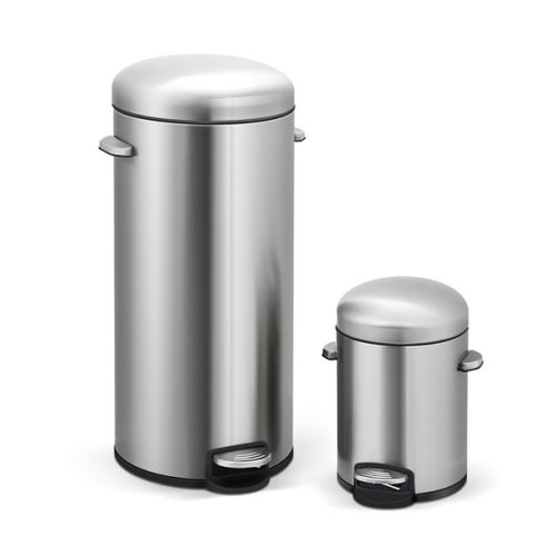 Stainless Steel Wastebaskets Combo