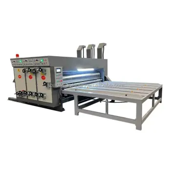 Corrugated Carton Box Manufacturing Machinery: Printer Slotter Die Cut Box Maker Machine