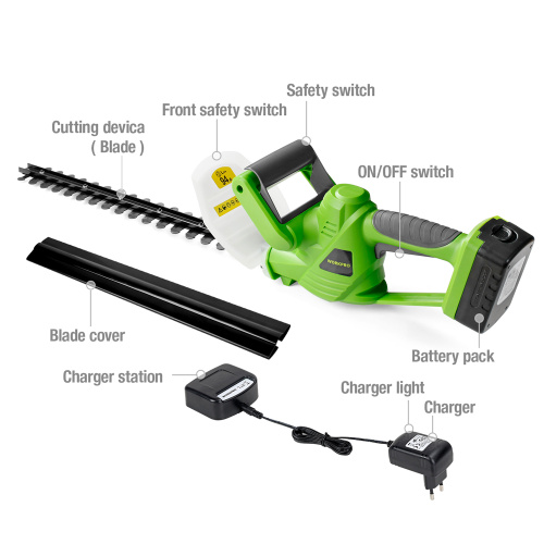 18V elektrische Batteriegarten-Tools Schnurlose Heckenschneider