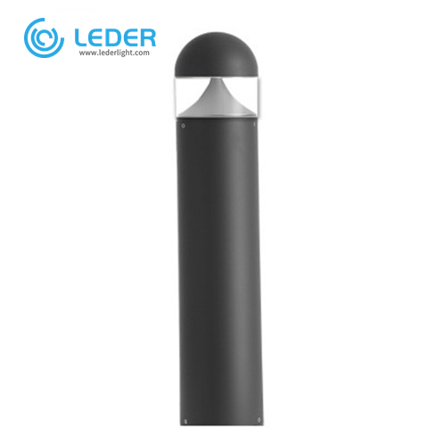 LEDER 8W ánh sáng Bollard ngoài trời màu đen