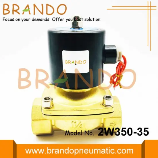 G1 1/4'' Brass Electric Solenoid Water Valve 2W350-35