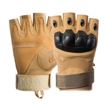 Tactical Half Finger Gloves for Men - Outdoor Combat Hunting Gear