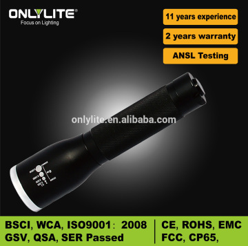 Aluminum alloy manufacturers LEDflashlight with factory price