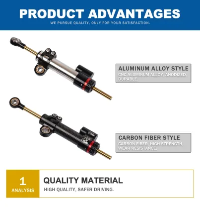 CNC Motorcycle Steering Damper Racing Adjustable Stabilizer