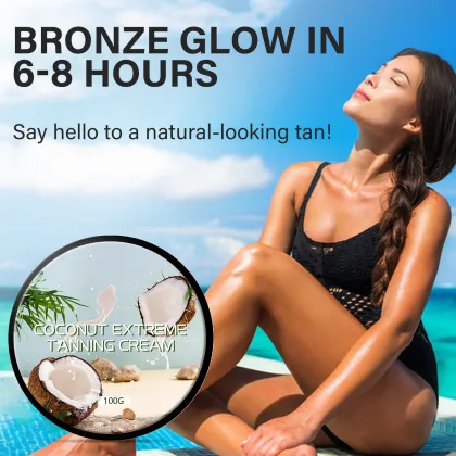 Custom Private Label Coconut Bronze Extreme Tanning Cream
