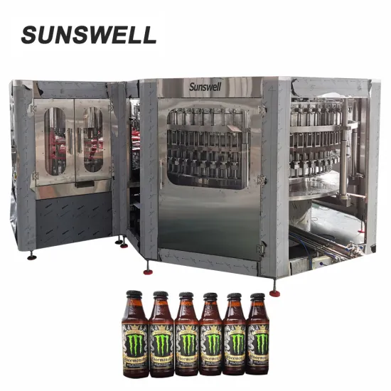 Pet Glass Bottle Carbonated Drink Filling Machine Line