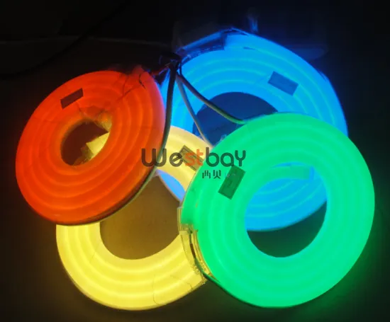 LED Neon Flex in Blue Green Orange Warmwhite