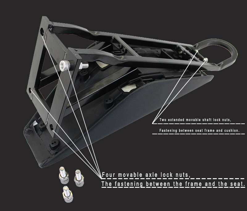 Стэлс -бамбавікі для веласіпеднага сядзення мяккае сядзенне для матацыкла