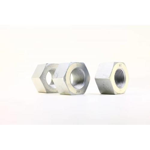 White Astm Heavy Hex Nut Dacromet surface treated A194-2H heavy hex nut Factory