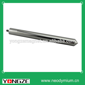 Strong permanent magnetic bar with tapered end