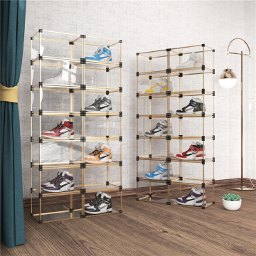 Hot Selling Custom Clear Plastic Shoe Boxes for Wholesale Storage