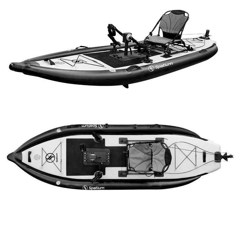 Spatium 2024 High-Quality Drive System Propeller Sit-On-Top Fishing Pedal Kayak for Adults