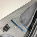 Custom Business Grey Anti-Wrinkes Modern Men's Suit