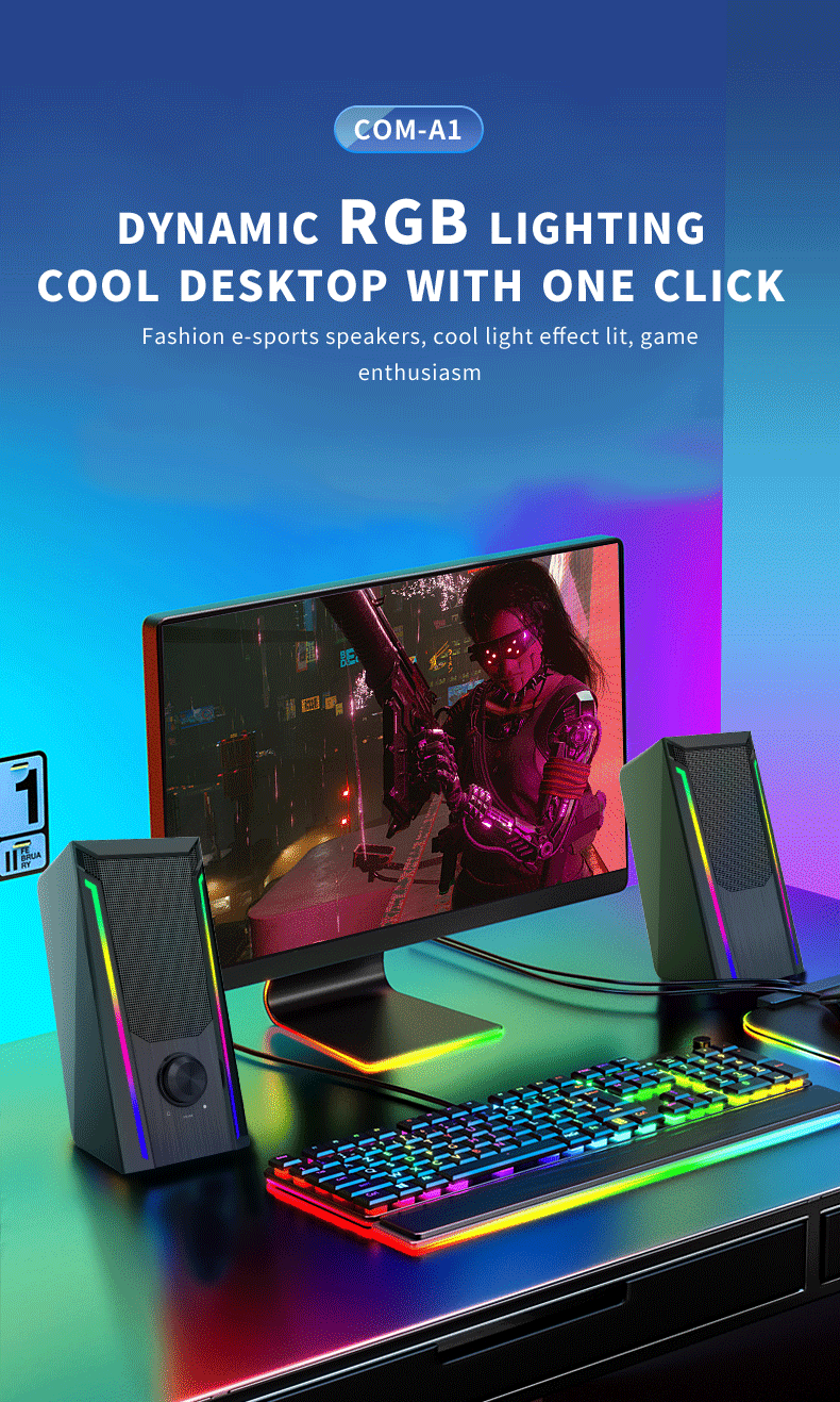Good Private Mould Gaming PC Speaker