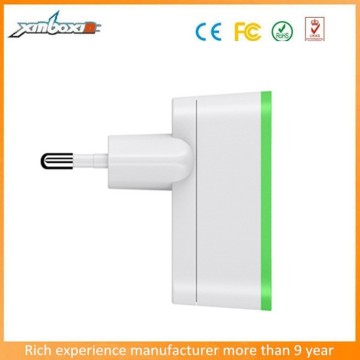 EU AC 110V-240V Portable Mobile phone Charger with 2 Round Pin Plug