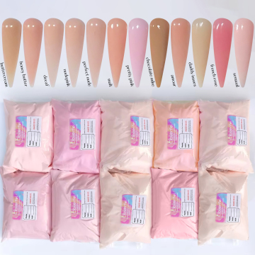 Cloverfei Wholesale 1KG Pink Bulk Nail Acrylic Powder