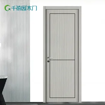 Bedroom door solid wooden door indoor