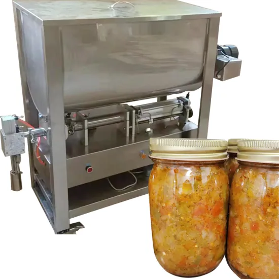 Semi-Automatic Hand Movable Pneumatic Cooked Food Seasoning Vegetable Filling Machine