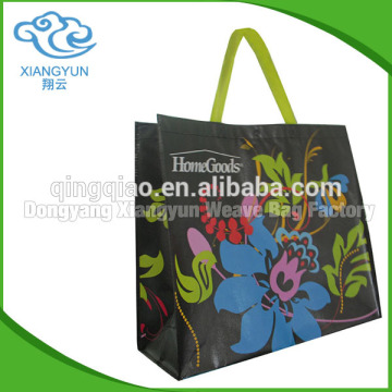 2016 new design chaeap logo printed pp shopping bag