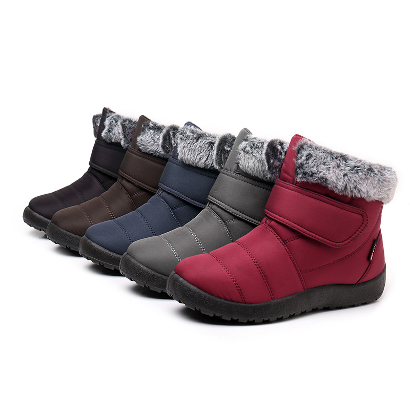 Cotton shoes for warmth and plush thickening