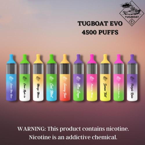 Flavors vape jetables de remorqueur en gros EVO